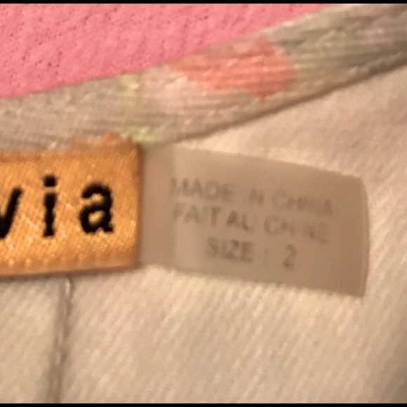 Alice & Olivia Floral Strapless Cutout Back Mini Dress Size 2 - Picture 6 of 6